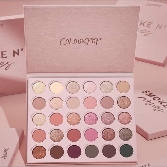 NEW 30pc Colourpop Smoke N' Roses Pressed Powder Palette Full Size Eyeshadow Set - Picture 4 of 8